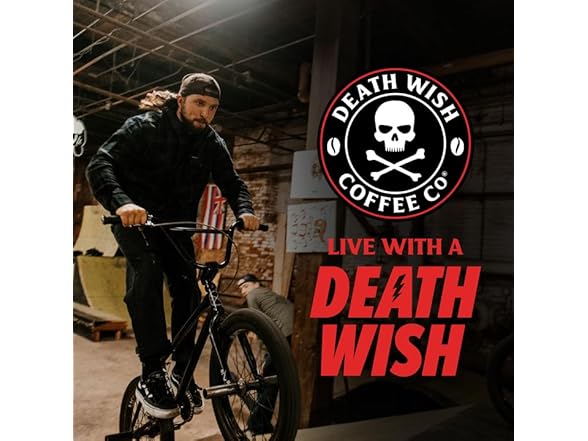 Death Wish Coffee, Organic Dark Roast Whole Bean