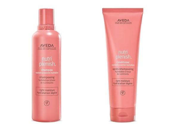 Aveda Nutriplenish Light Moisture Shampoo and Conditioner, 8.5 oz SET
