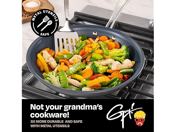 Guy Fieri Laser Titanium 10" Fry Pan