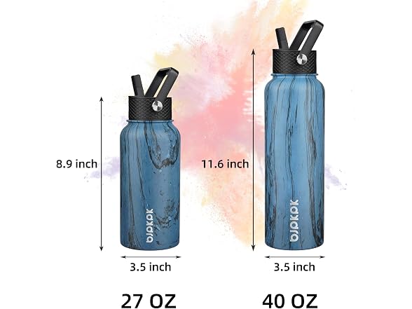 BJPKPK 40oz Insulated Water Bottle