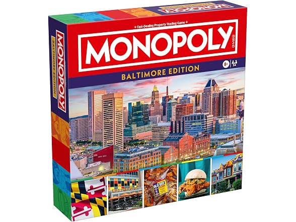 Monopoly Board Game – Baltimore, MD
