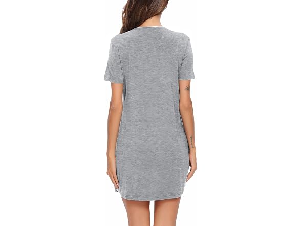 Swomog Women (XX-Large) Button Down Short Dress