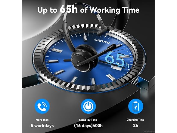 LEVN Wireless BT Headset Charging Base