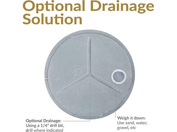 Sunnydaze Percival 20.75" Shallow Outdoor Planter Bowl - Gray