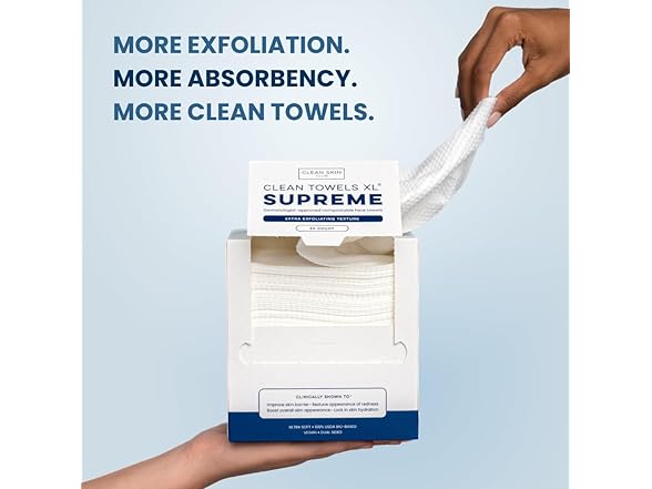 Clean Skin Club Clean Towels XL® Supreme