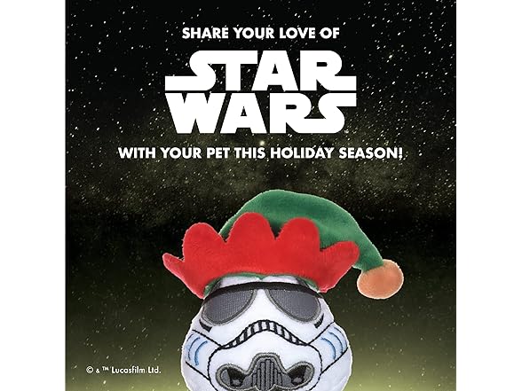 STAR WARS Dog Toy Storm Trooper Toy