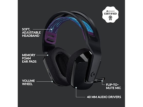 Logitech G535 Lightspeed Wireless Gaming Headset