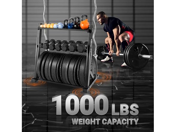 Yes4All Multi-Functional Weight Storage Rack