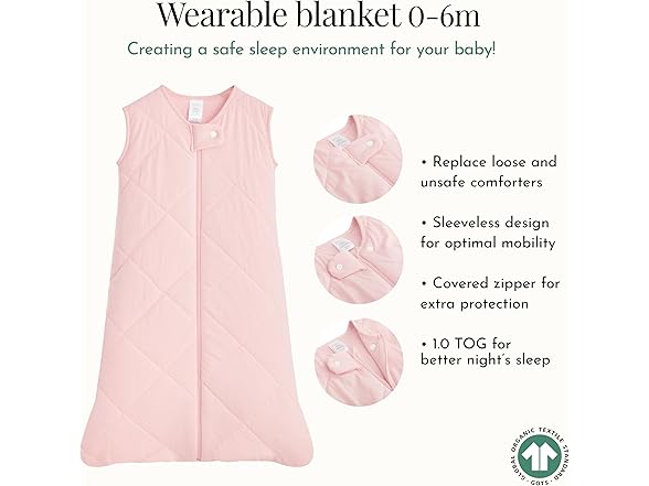 Evolur Baby Pink Heart Crib Bedding Set