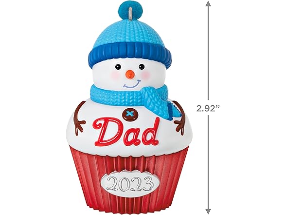 Hallmark Dad Cupcake Ornament