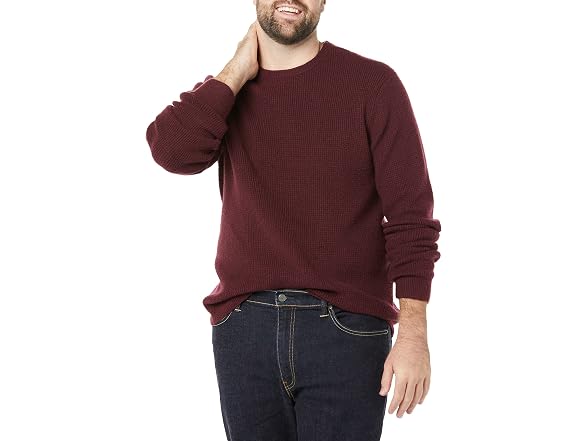 Amazon Essentials Waffle-Knit Sweater (XS)