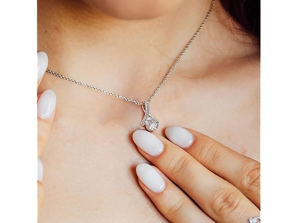 Dazzling Soulmate Necklace Sterling Silver