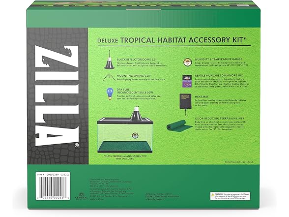 Zilla Tropical Habitat Accessory Kit, St