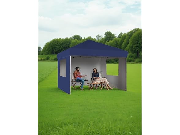 10x10 Pop Up Canopy Tent with 3 Removable Sidewalls
