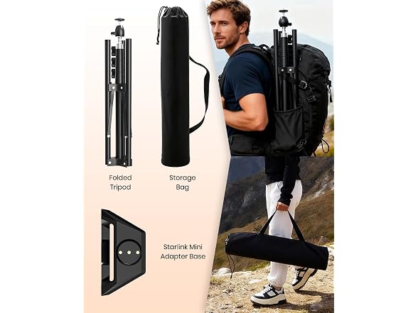 TMATMATMA Starlink Tripod Mount Adapter
