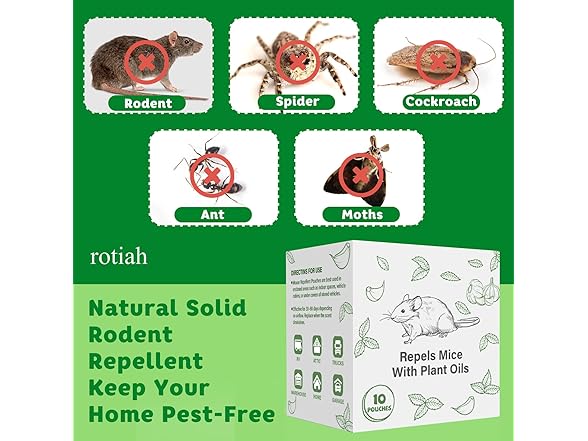 Pest Repellent Pouches, 10 Pack - Gallery 3