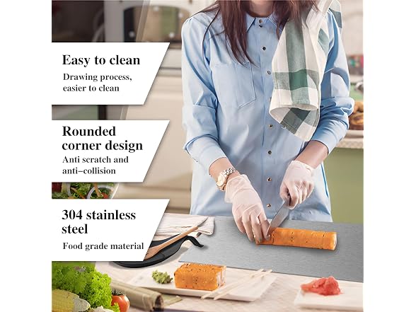 Stainless Steel Kitchen Cutting Board