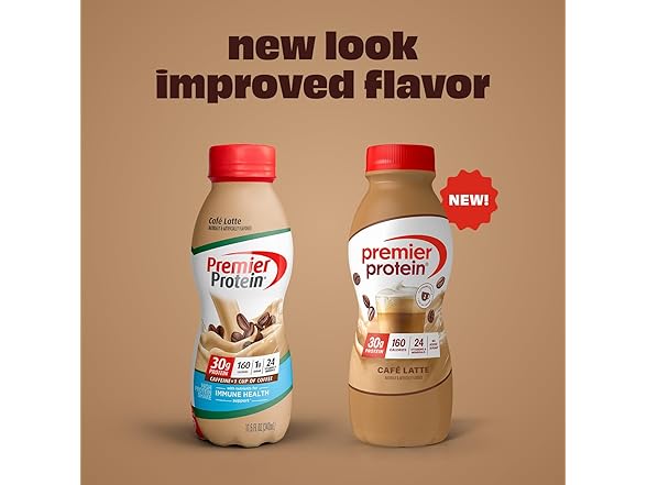 Premier Protein Shake Café Latte, 12 Pack