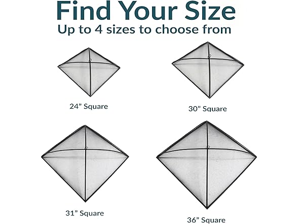 Sunnydaze Decor Heavy-Duty Steel Mesh Sq Screen Cover