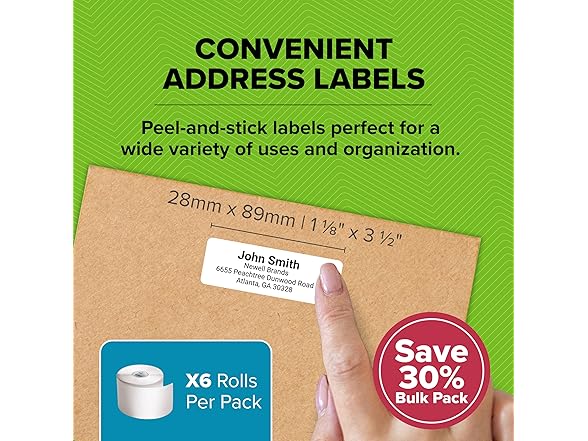 DYMO Branded LabelWriter Mailing Address Labels - Gallery 3