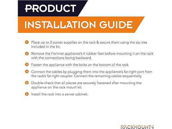 Rackmount.IT Rack Mount Kit for Fortine