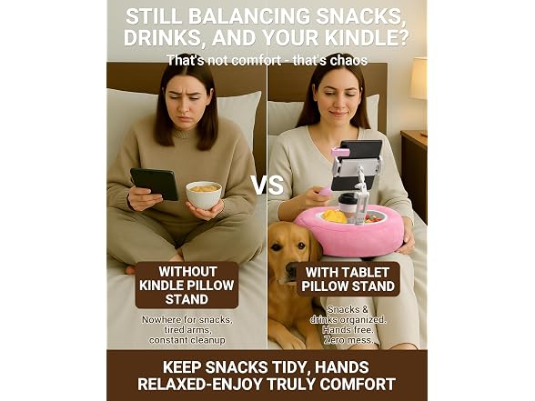 Bongogoo Pillow Stand w/Page Turner