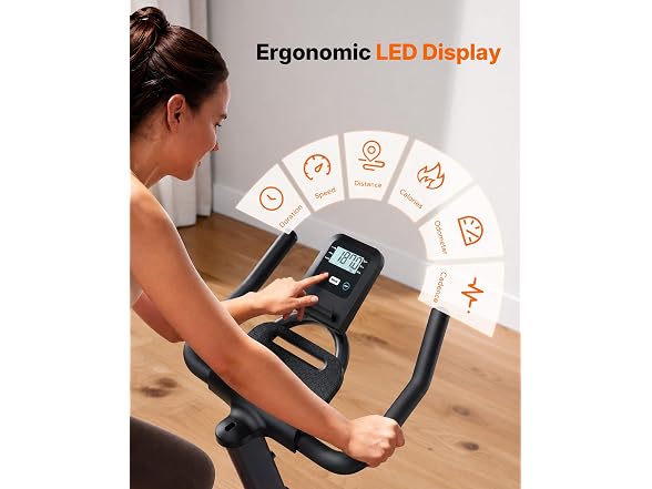 MERACH Red Magnetic Exercise Bike