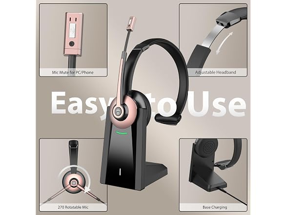 Earbay Single Ear Wireless BT Headset