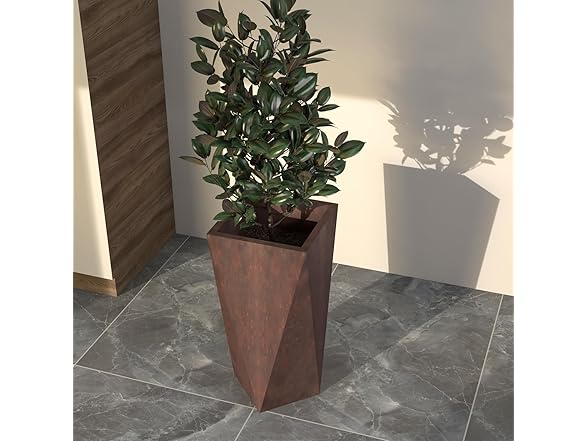 LeisureMod AP29 Aloe Modern 29 "Tall Square Planter