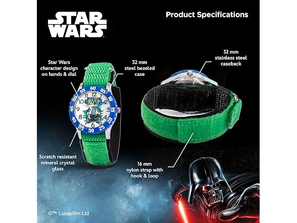 Star Wars 4-Pack Watch Kids Ages 4–7 Set