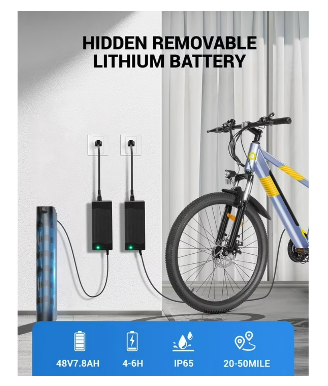 Multijoy MJ-EB263 EBike (Blue) - Gallery 9