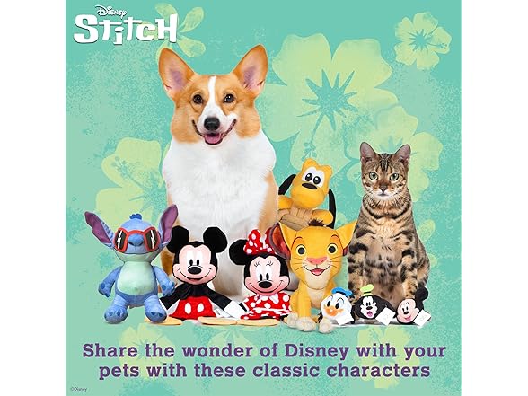 Disney for Pets Lilo and Stitch 2pk Feathered Wand