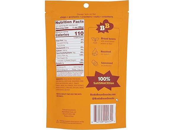 1PK Bada Bean Bada Boom, Roasted Broad Beans