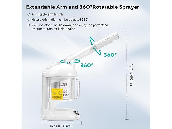 2 in 1 Hair Steamer & Facial Steamer