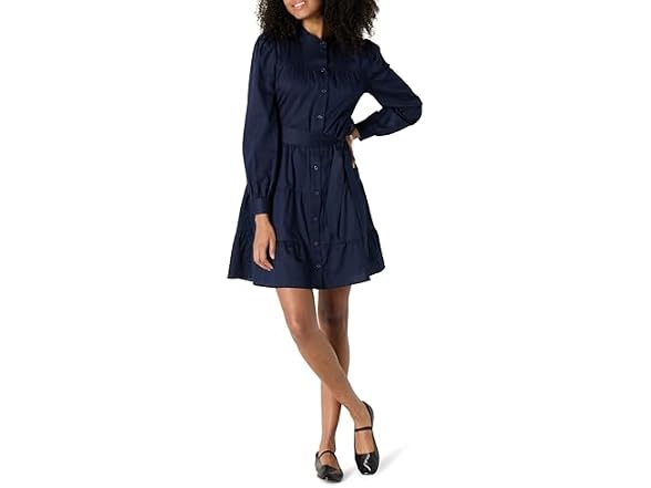 Amazon Essentials Women Regular-Fit Tiered Dress