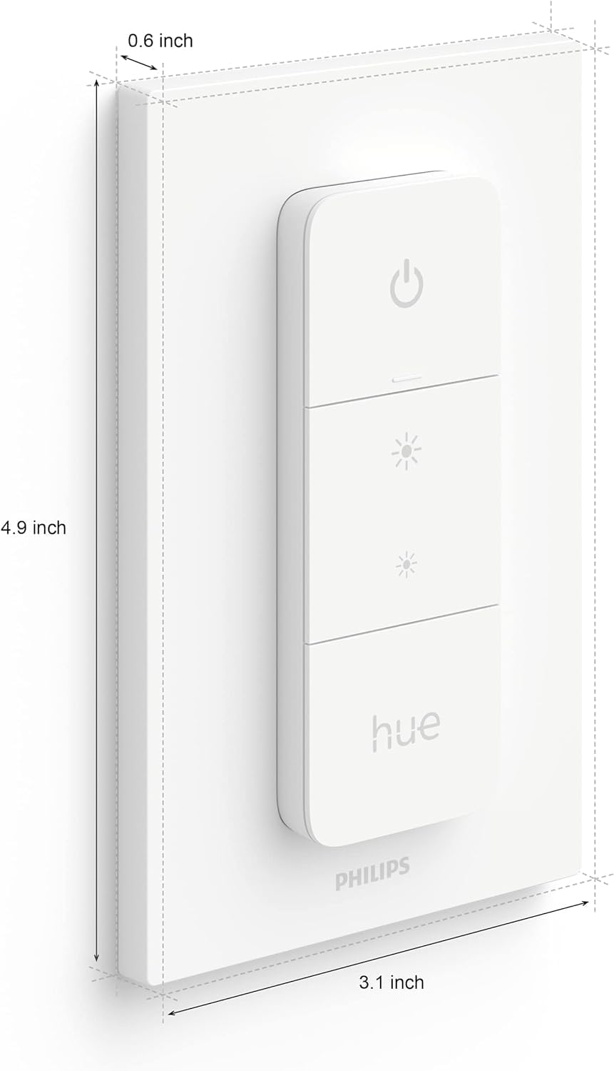 Philips Hue Smart Dimmer Switch with Remote, White - Gallery 10