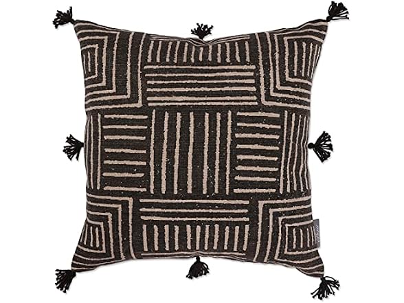 Throw Pillow in Abstract Blocks, 18" x 18"