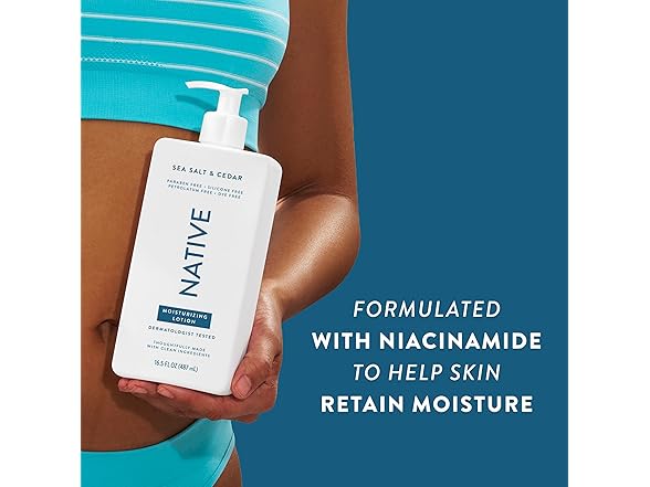 Native Body Lotion Sea Salt & Cedar