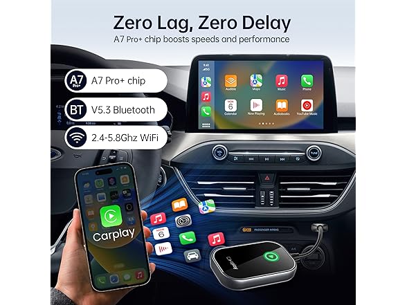 Wireless CarPlay Adapter Dongle