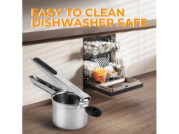 Amroicus Stainless Steel Potato Ricer