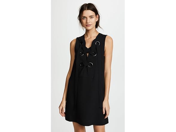 English Factory Women (M) Lace Up Front Dress