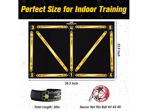 PodiuMax Soccer Training Mat