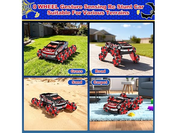 8 Wheels RC Stunt Car