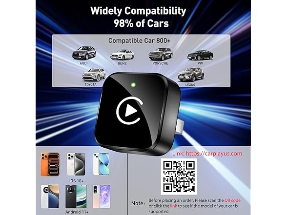 iGENJUN Wireless CarPlay Adapter