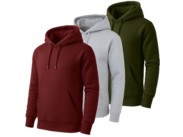 Burgundy - Heather Grey - Olive