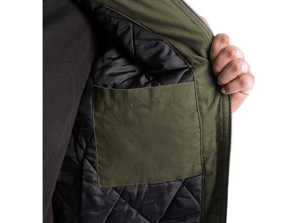 Wrangler Men (M) Quilted Lined Insulated Jacket