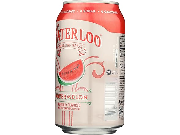 1CT Waterloo Sparkling Water Watermelon 12 oz