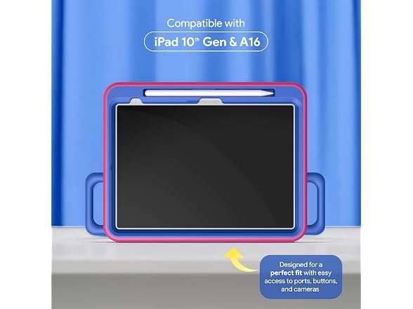 Incipio - Kids Silicone Bumper Case for iPad 10th Gen