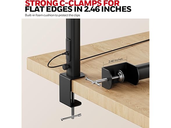 Honeywell LED Desk Lamp with Clamp - HJ1