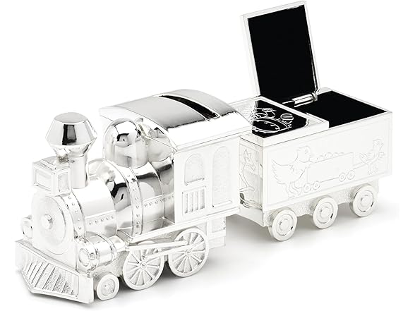 Reed & Barton 898382 Train with Caboose Coin Bank